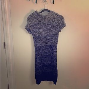 Grey ombré sweater dress